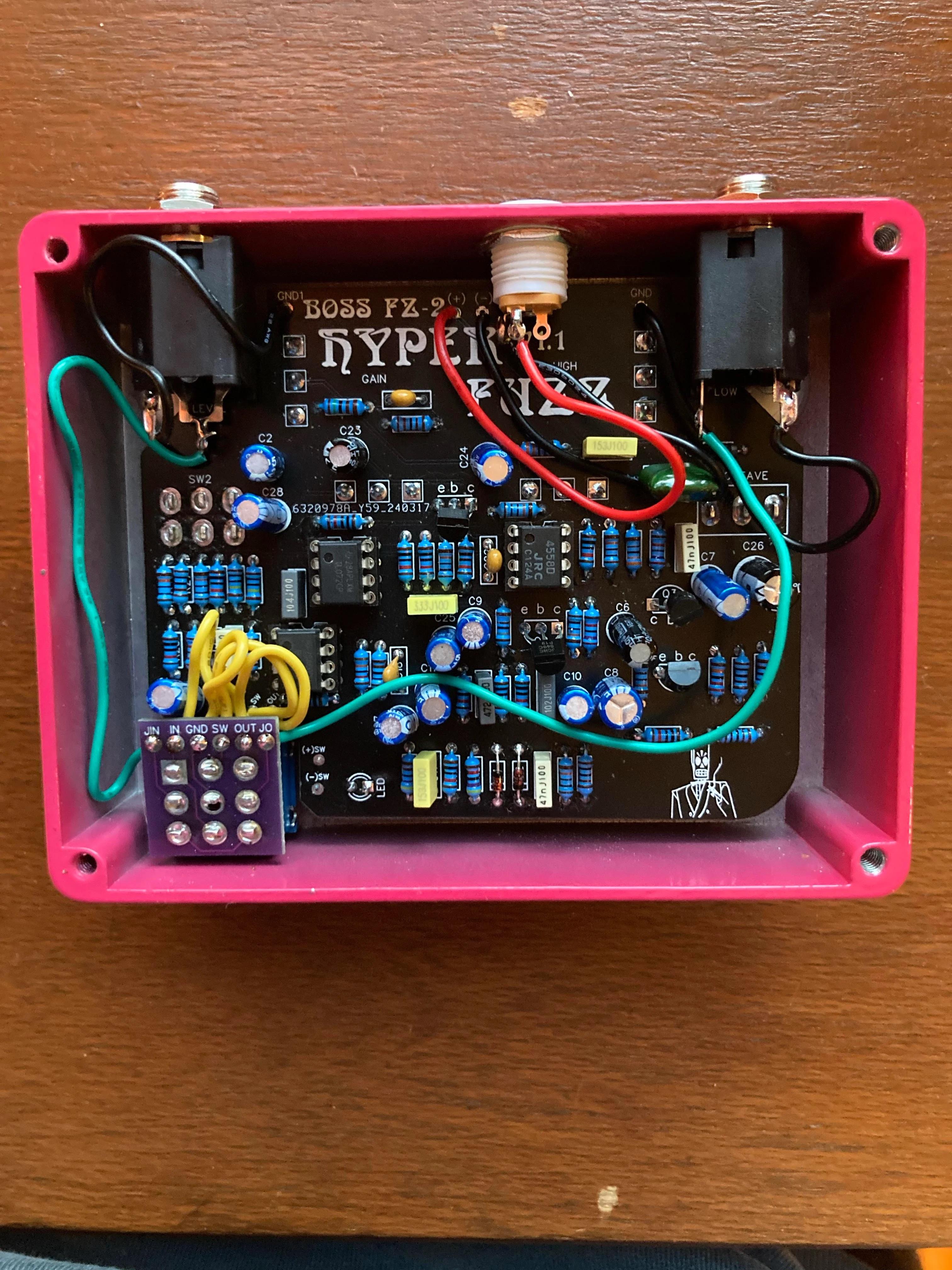 Boss FZ-2 Hyper Fuzz clone front